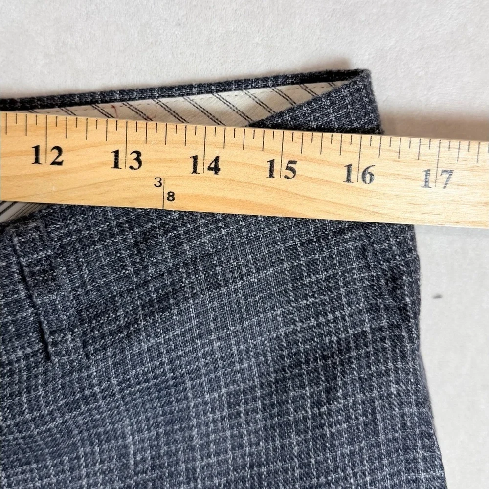 Banana Republic Heritage Collection 32W 27L 100% Linen Charcoal Dress Pants